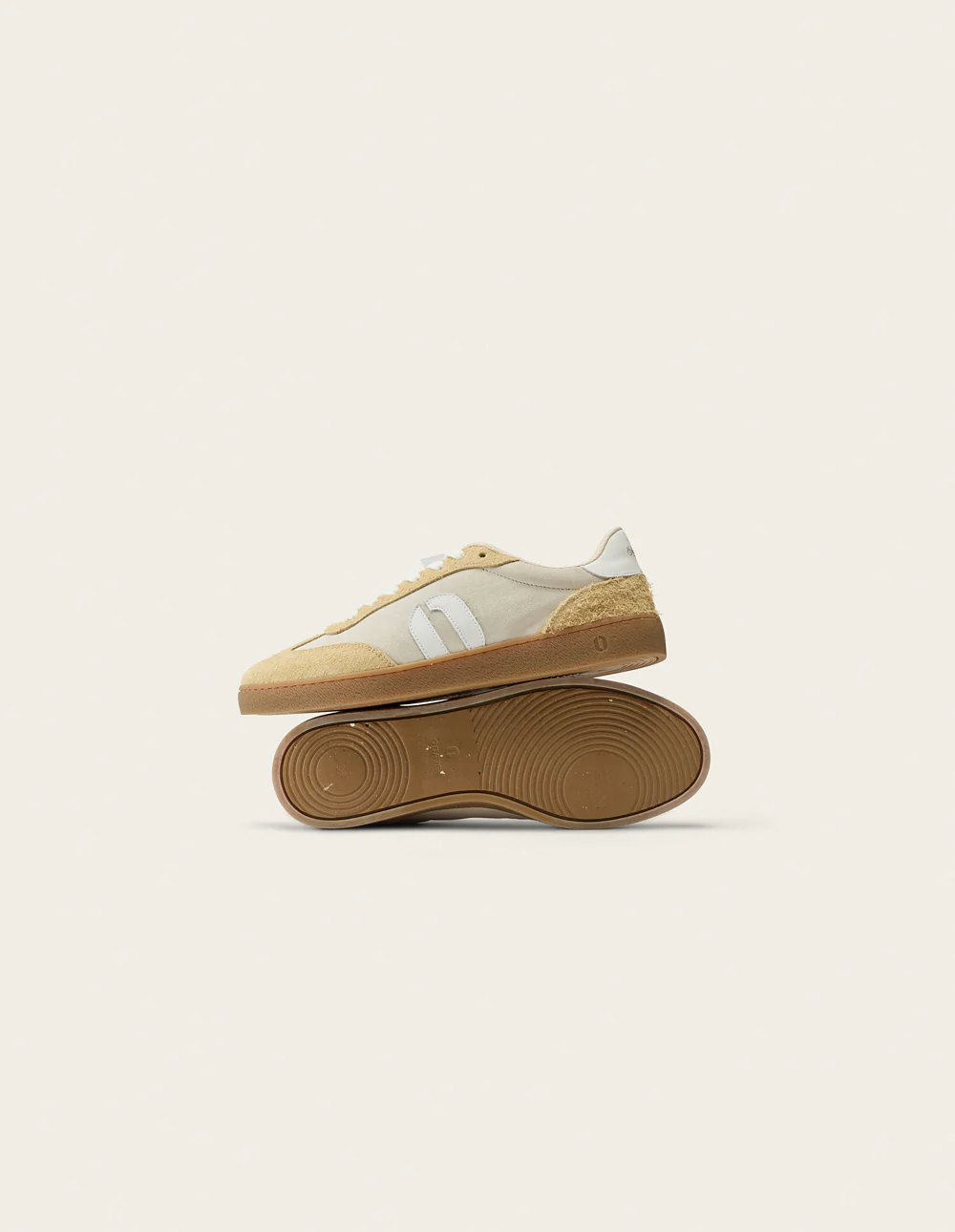 Baskets basses Lucia - Beige ivoire blanc - Image 5