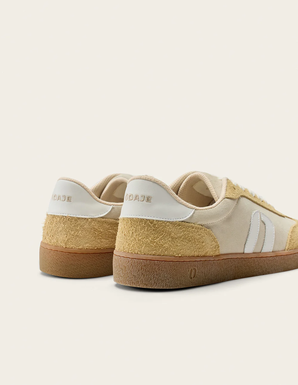 Baskets basses Lucia - Beige ivoire blanc - Image 6