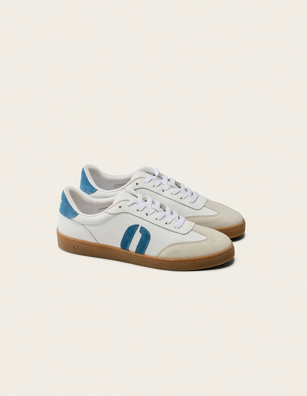 Baskets basses Lucia - Blanc bleu - Image 3