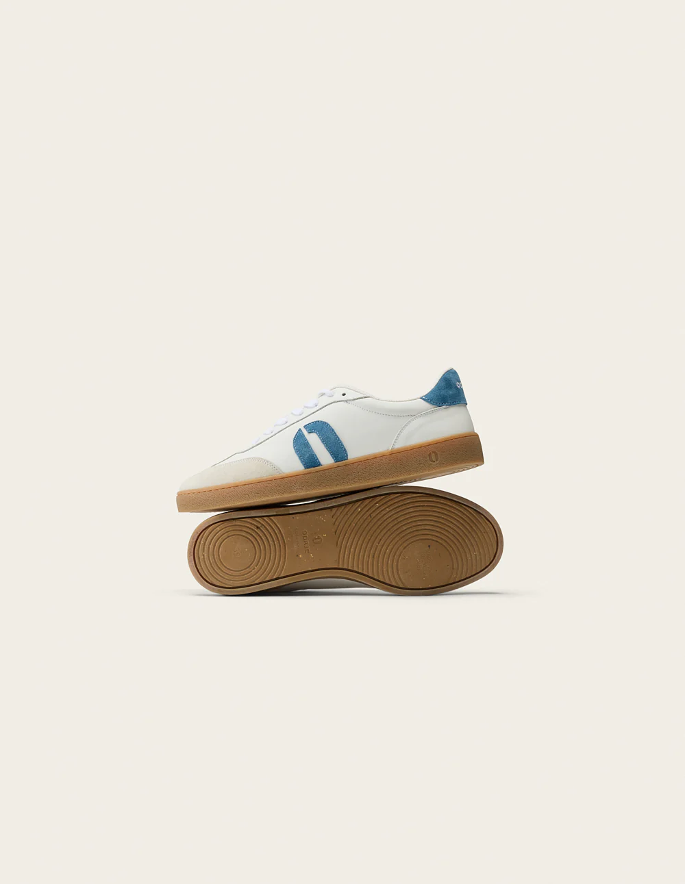 Baskets basses Lucia - Blanc bleu - Image 4