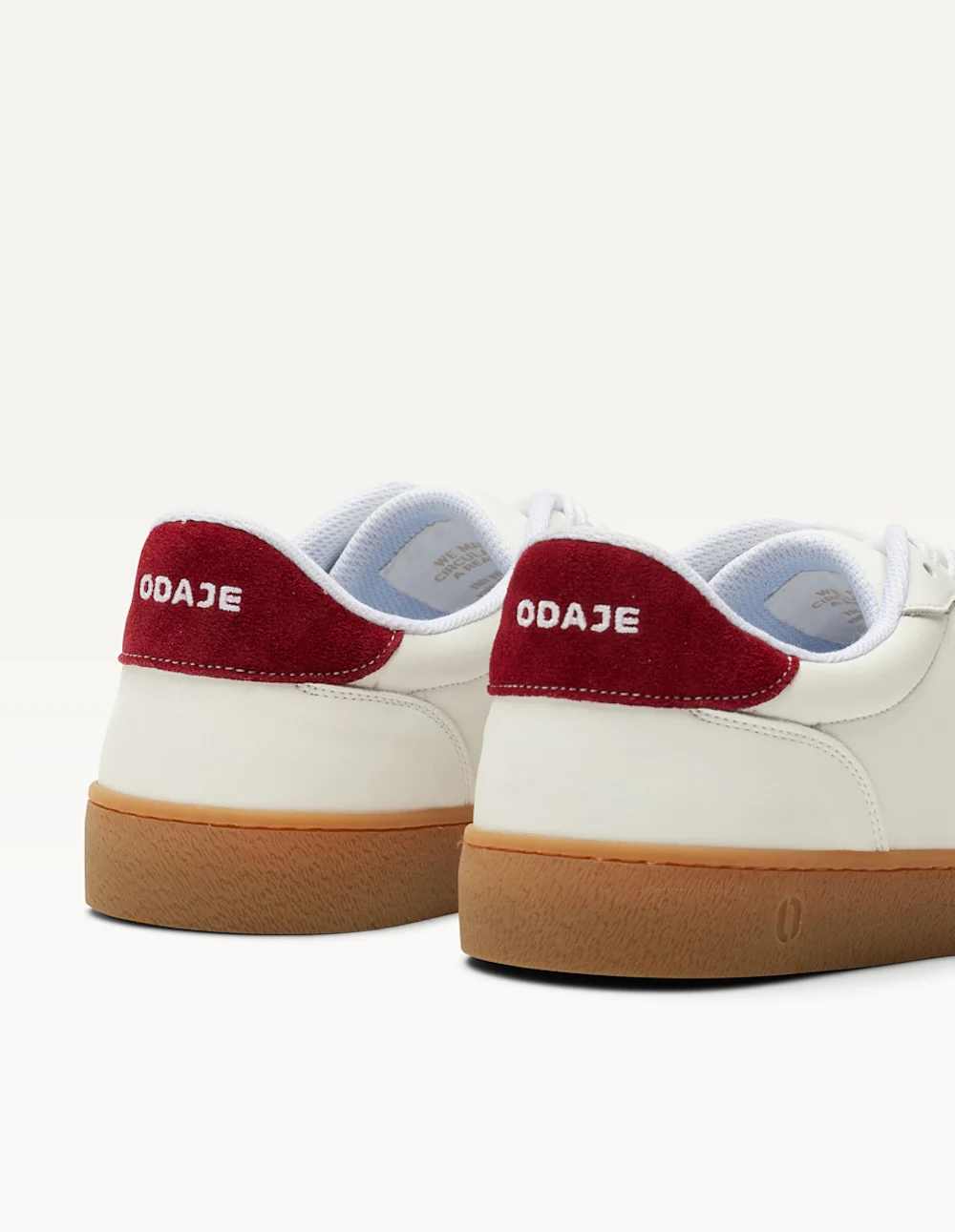 Baskets basses Lucia - Blanc bordeaux - Image 4