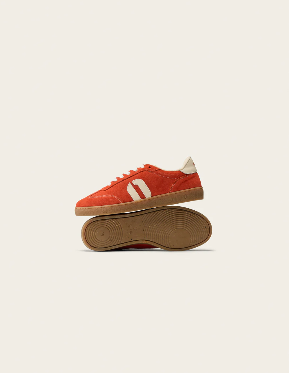 Baskets basses Lucia - Orange écru - Image 4