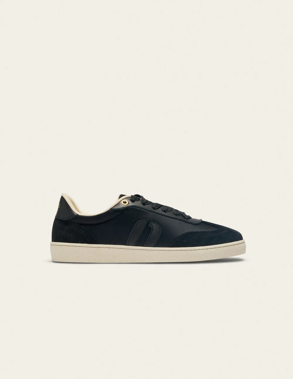 Baskets basses Lucia - Satin et suède noir