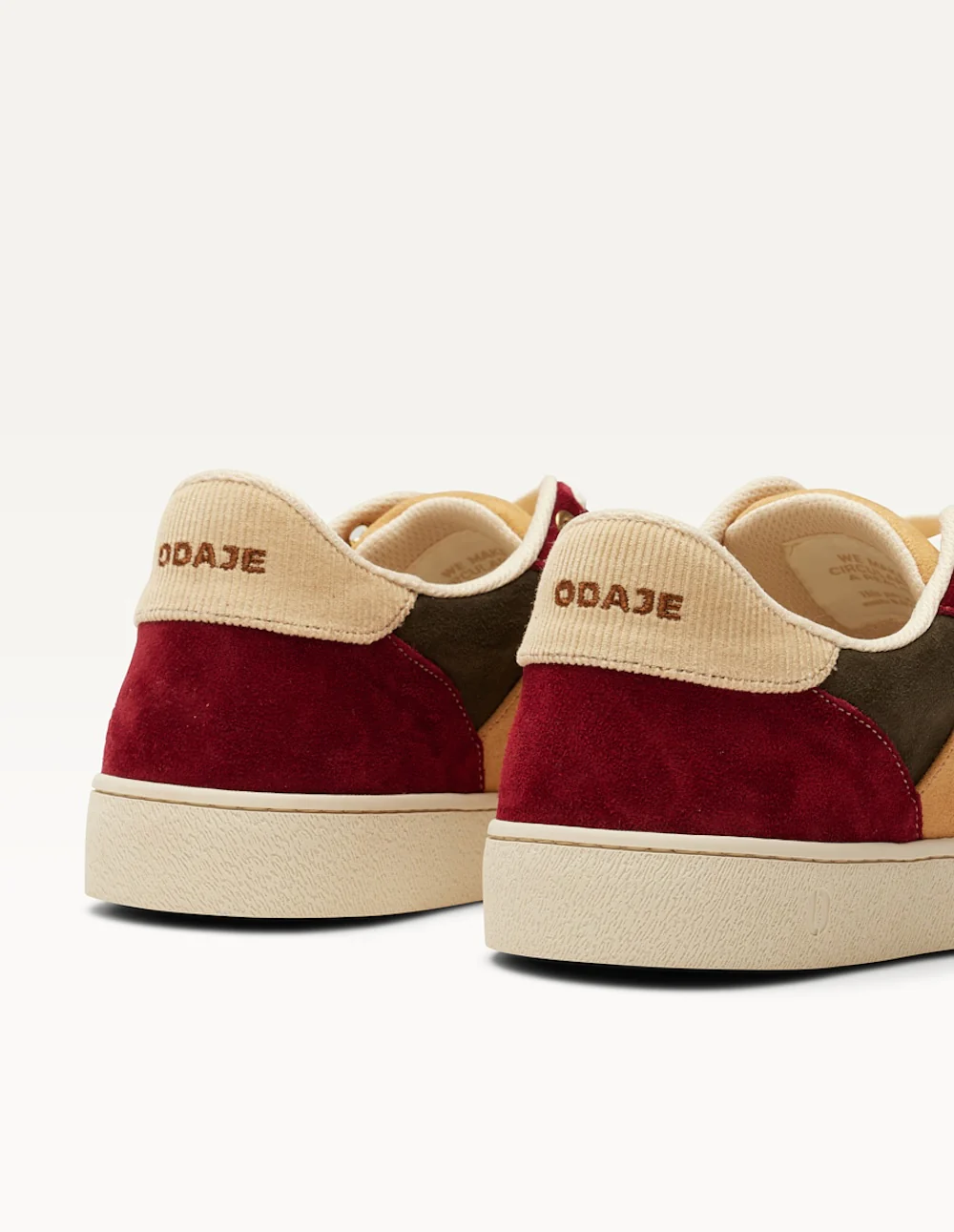 Baskets basses Marie - Cognac crème bordeaux - Image 4