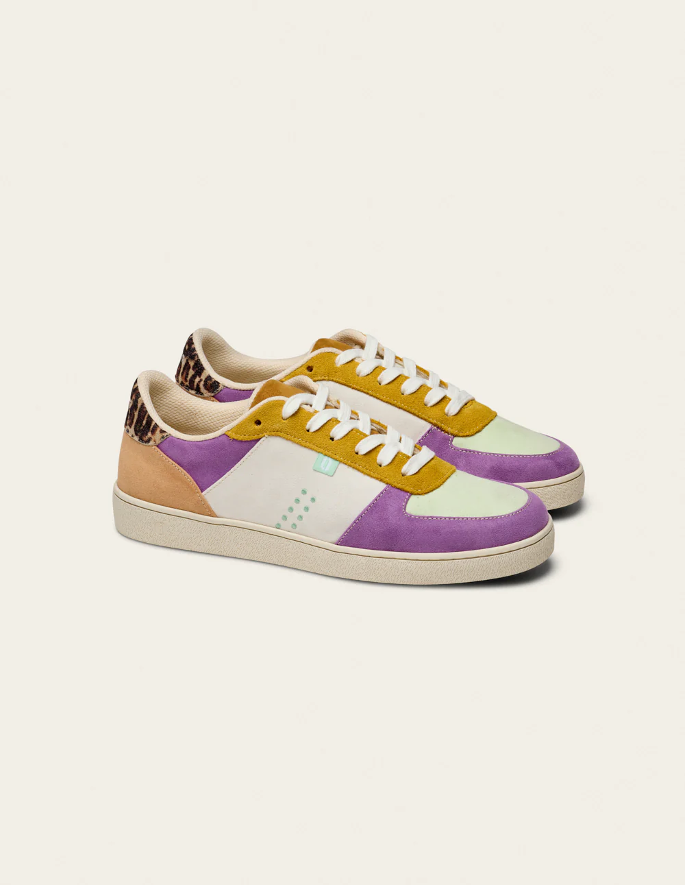 Baskets basses Marie - Lilas pistache citron - Image 2