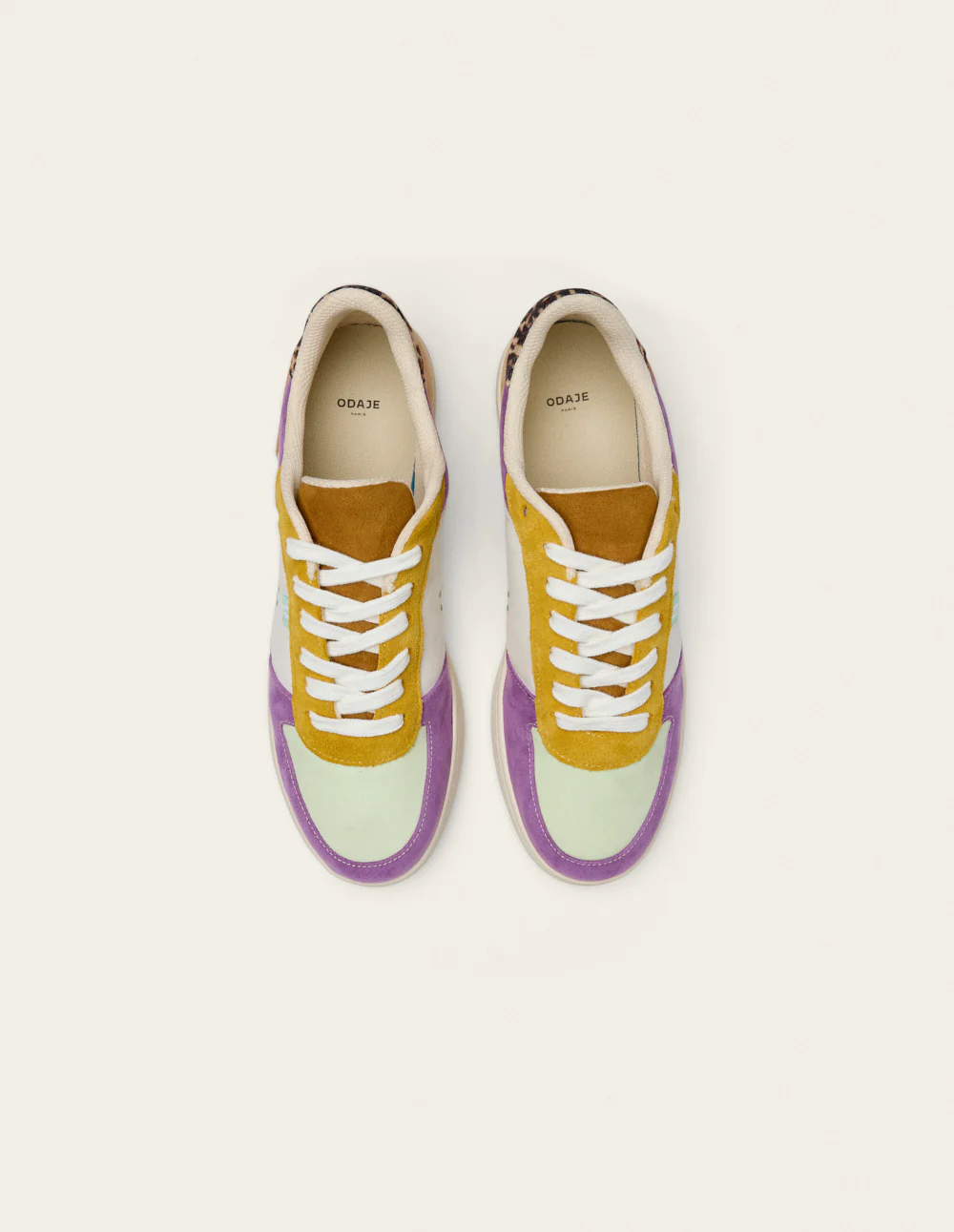 Baskets basses Marie - Lilas pistache citron - Image 6