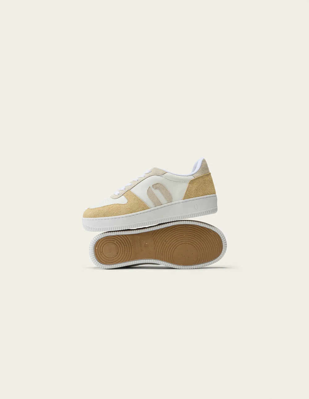 Baskets basses Marilou - Beige blanc - Image 4