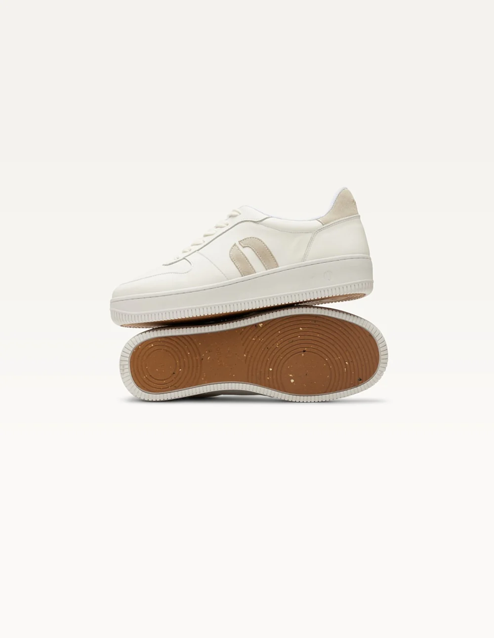 Baskets basses Marilou - Blanc gris clair - Image 3