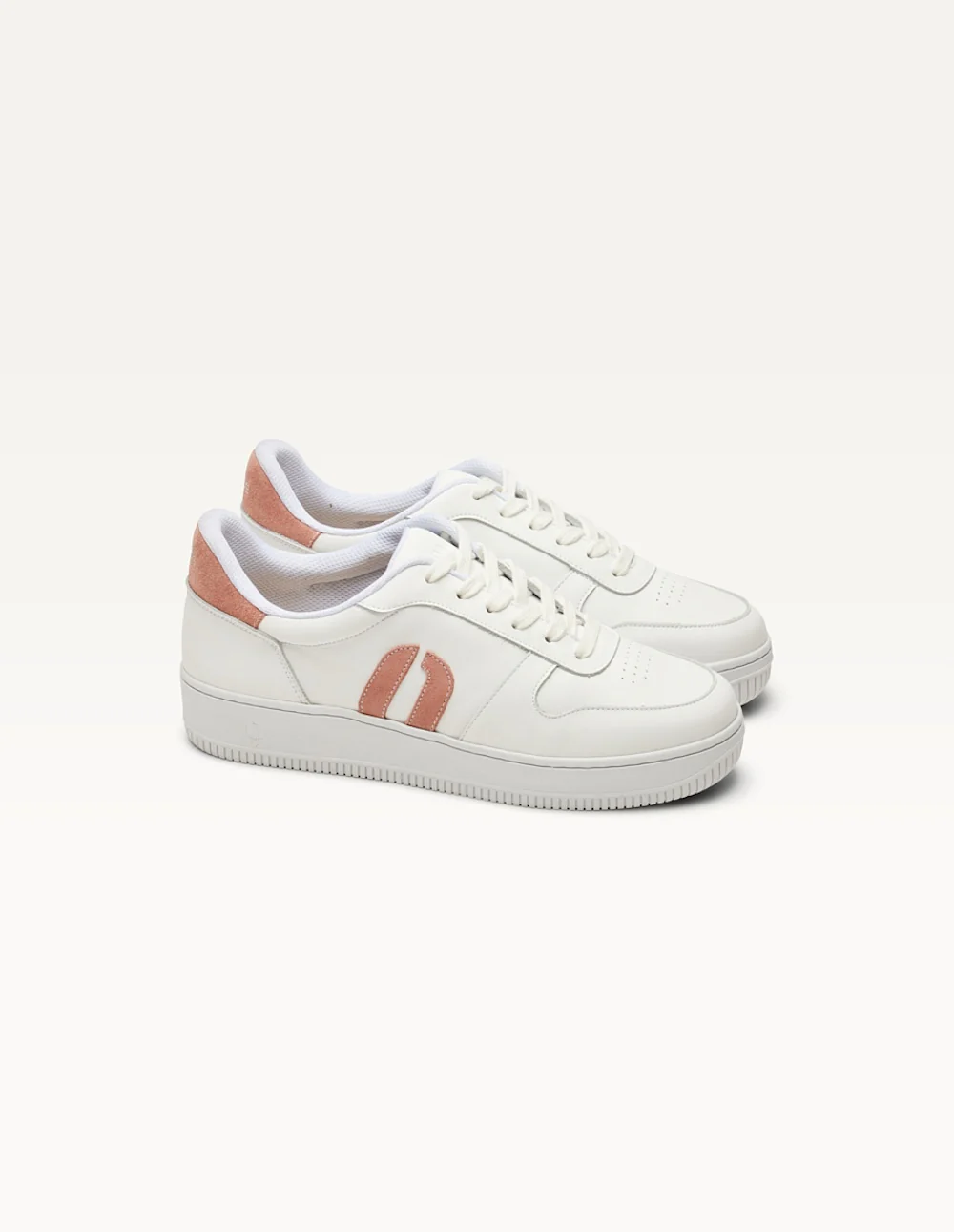 Baskets basses Marilou - Blanc rose clair - Image 2