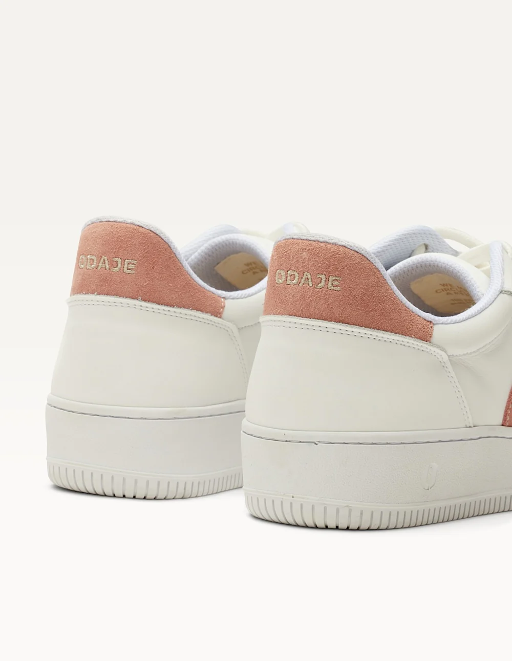 Baskets basses Marilou - Blanc rose clair - Image 4