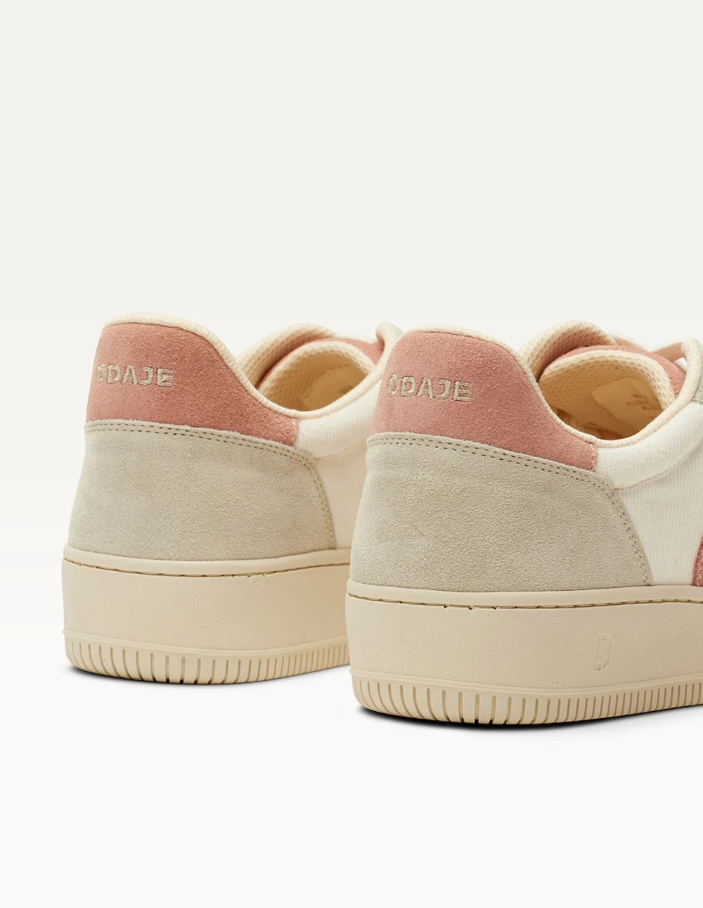 Baskets basses Marilou - Rose clair blanc gris clair - Image 5