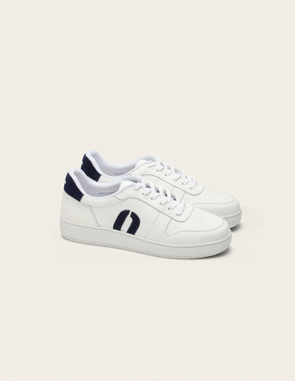Baskets basses Matthieu - Blanc marine - Image 4