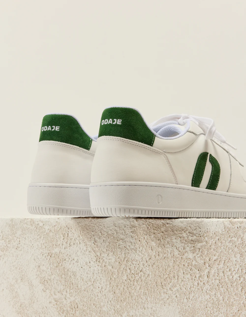 Baskets basses Matthieu - Blanc vert - Image 5