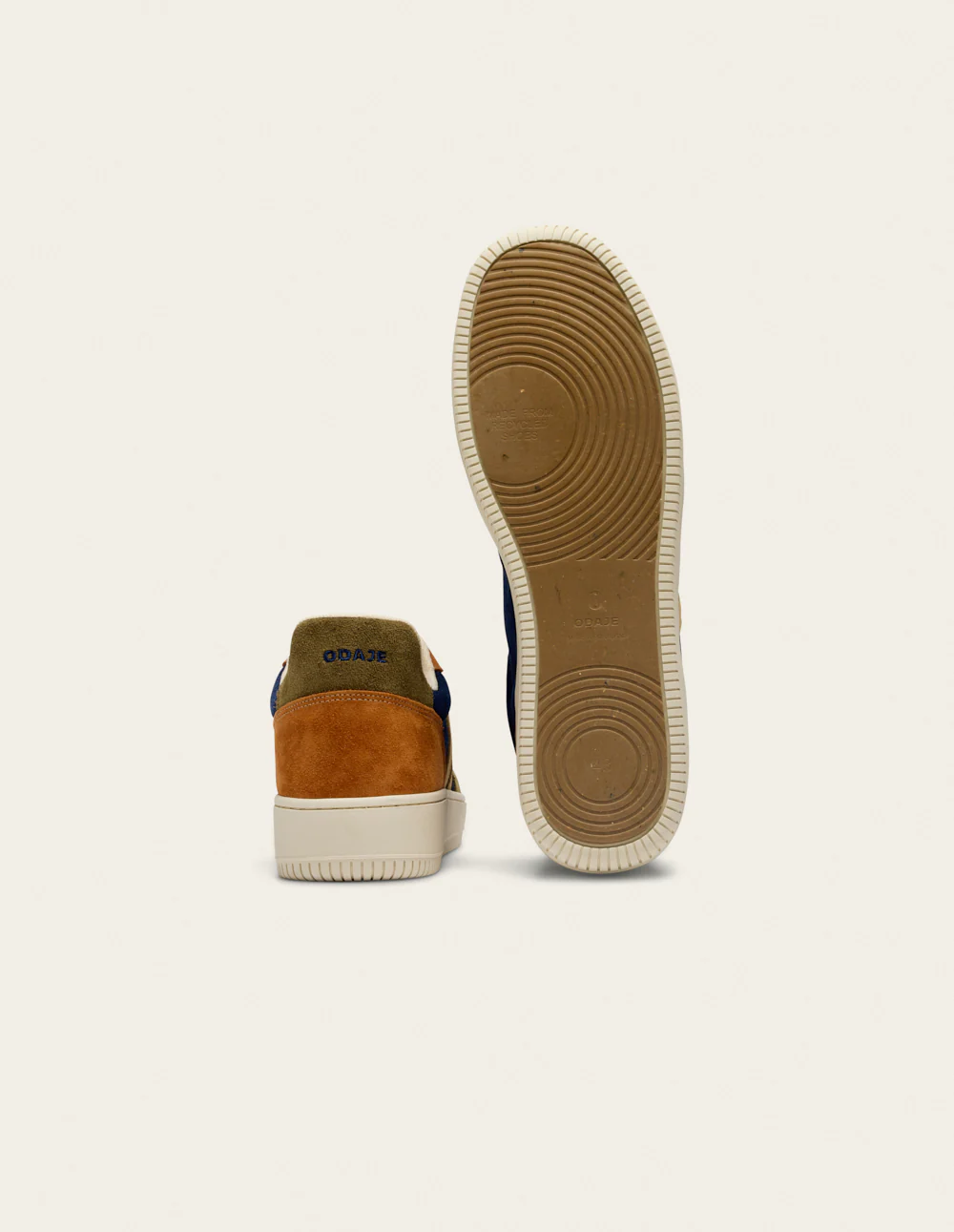 Baskets basses Matthieu - Kaki beige marron - Image 4