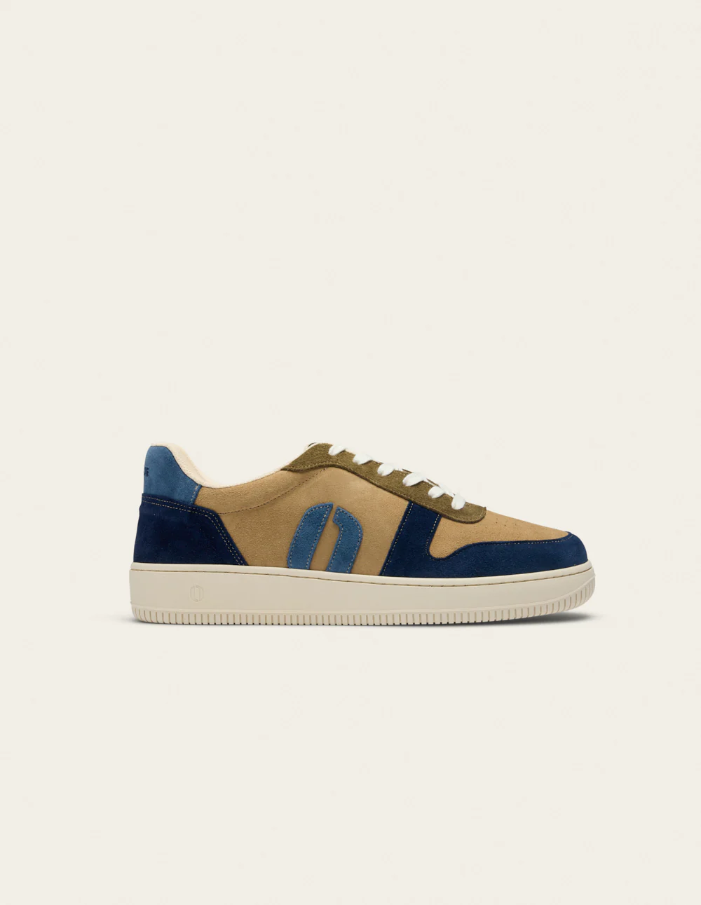 Baskets basses Matthieu - Marine beige kaki - Image 2