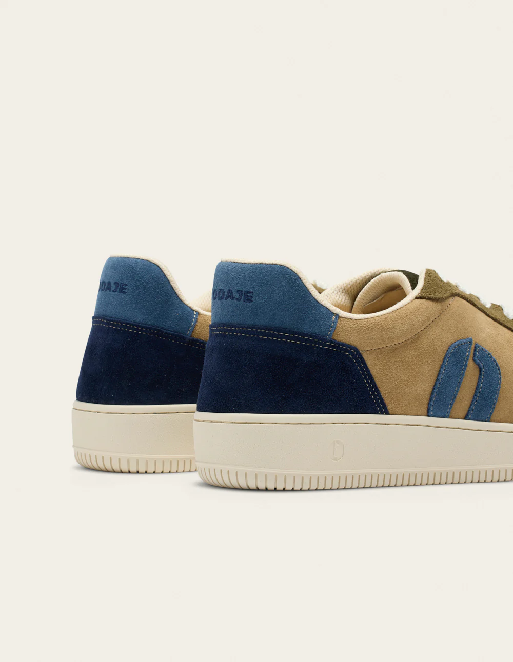 Baskets basses Matthieu - Marine beige kaki - Image 6