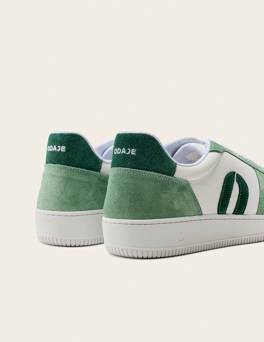 Baskets basses Matthieu - Vert blanc sapin - Image 6
