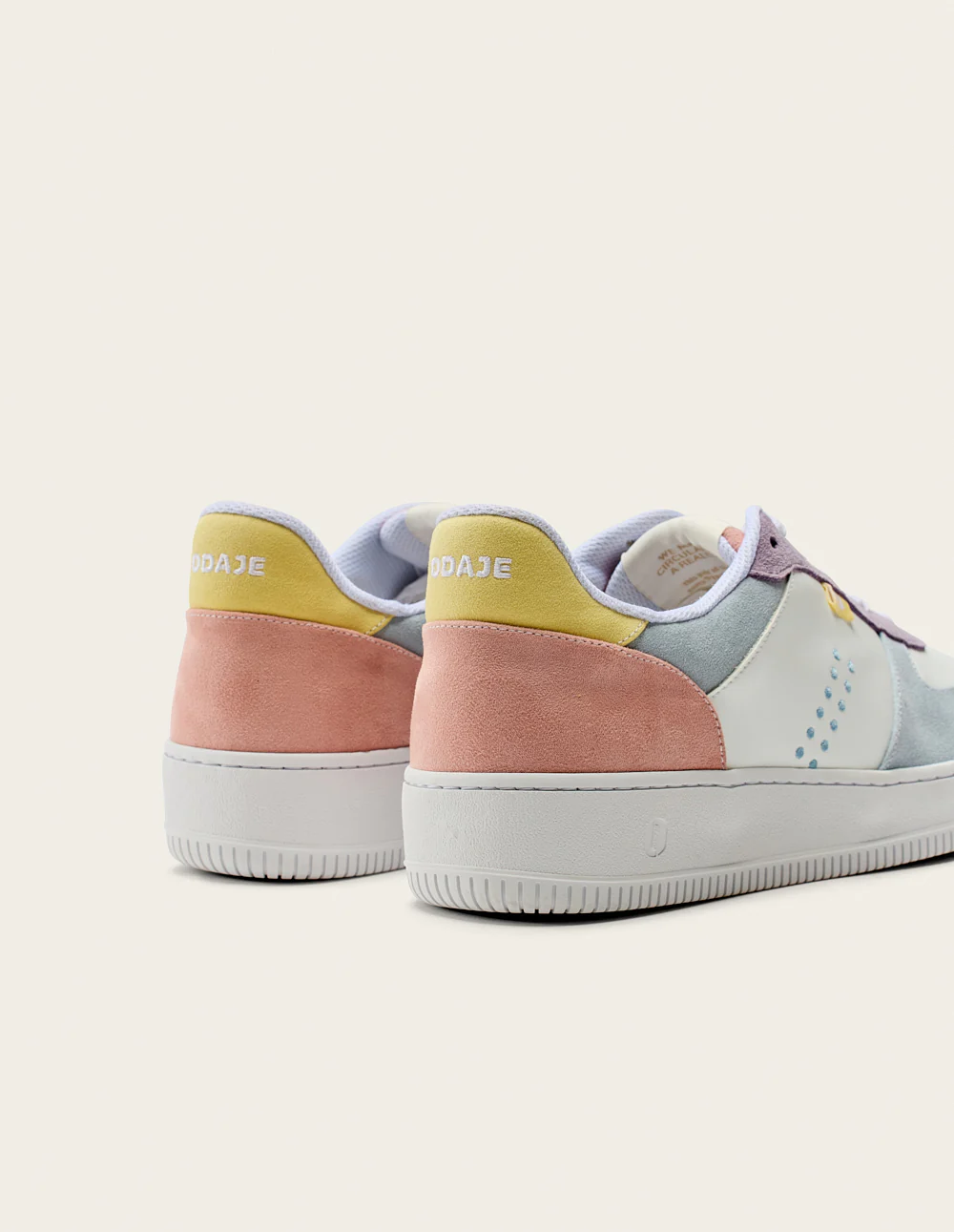 Baskets basses Maxence F - Ciel blanc lilas - Image 5