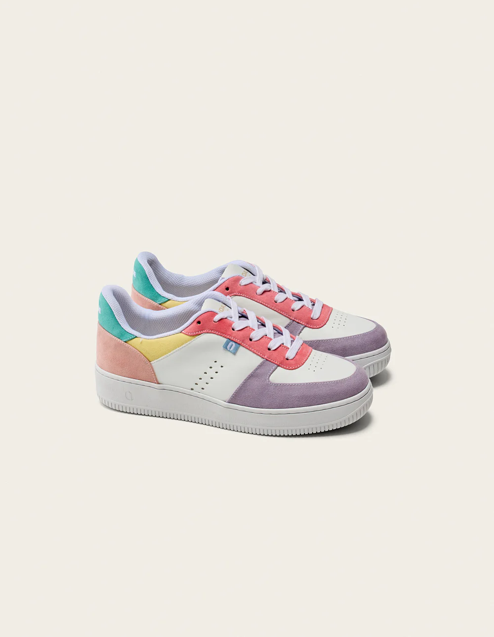 Baskets basses Maxence F - Lilas blanc rose - Image 4