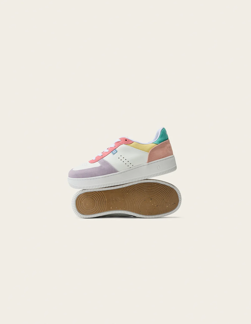 Baskets basses Maxence F - Lilas blanc rose - Image 7