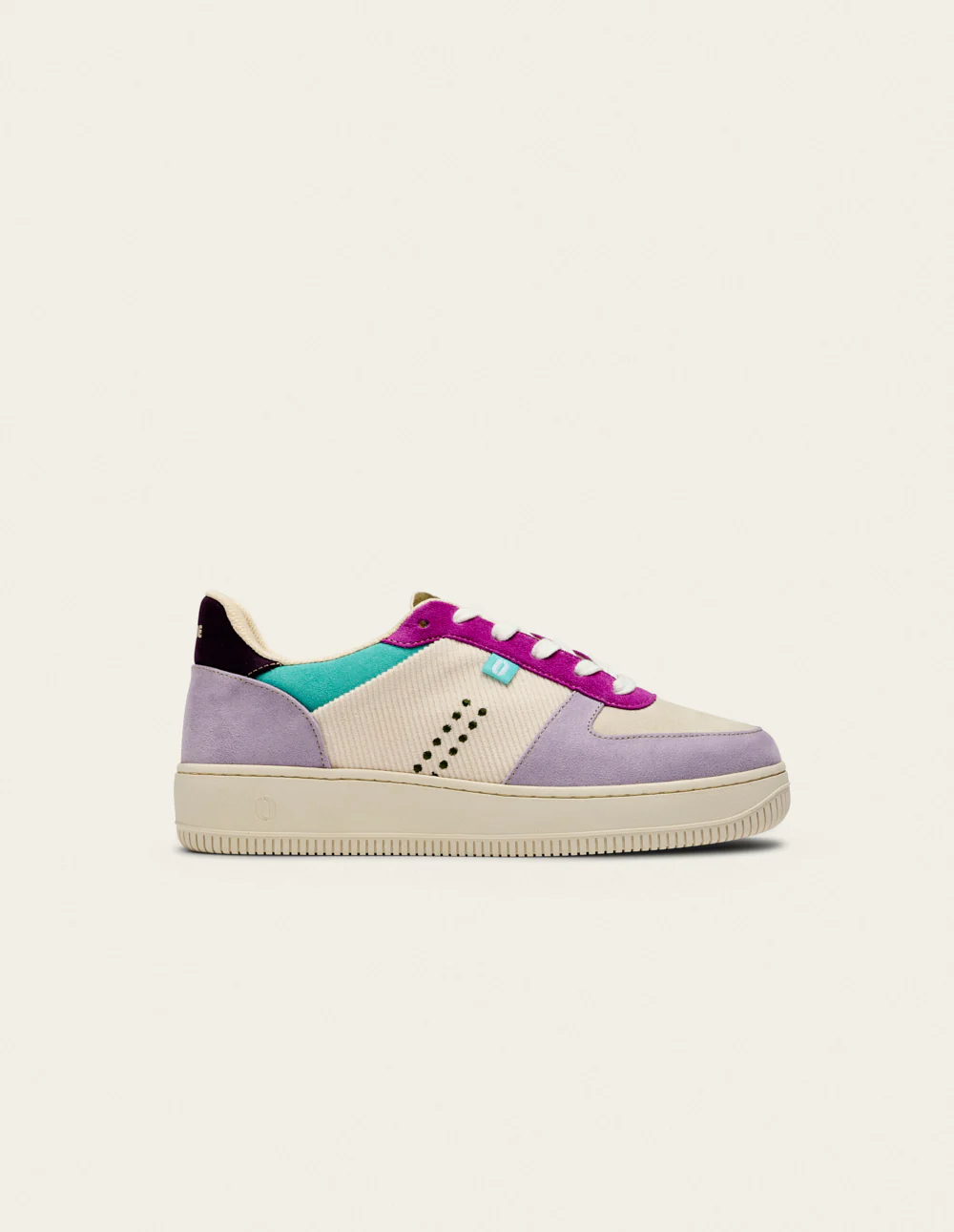 Baskets basses Maxence F - Lilas écru violet