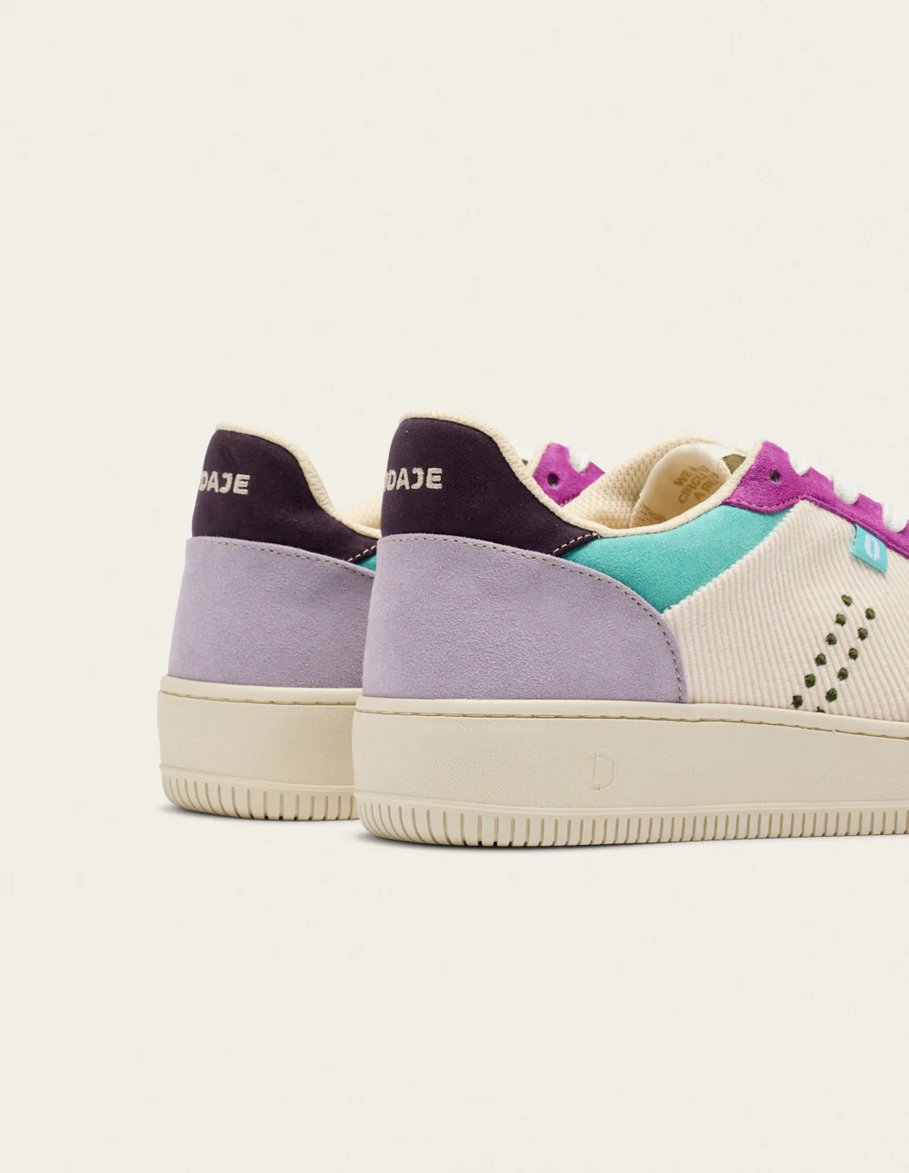 Baskets basses Maxence F - Lilas écru violet - Image 4