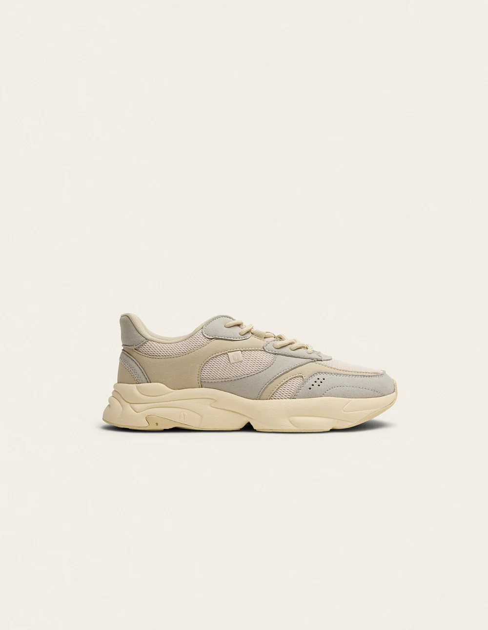 Baskets basses Nathanaelle - Beige - Image 2