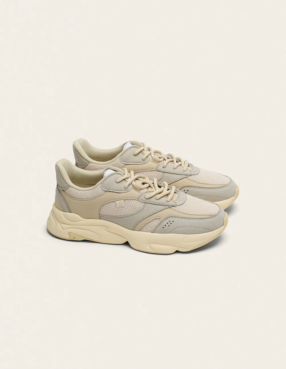 Baskets basses Nathanaelle - Beige - Image 4