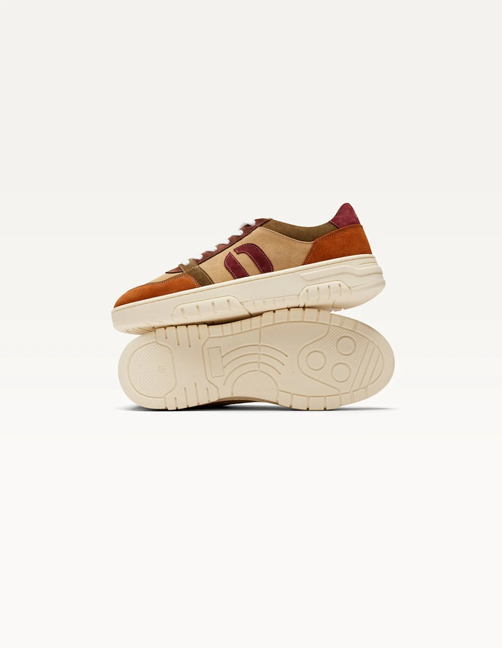 Baskets basses Nino - Ambre kaki beige - Image 3