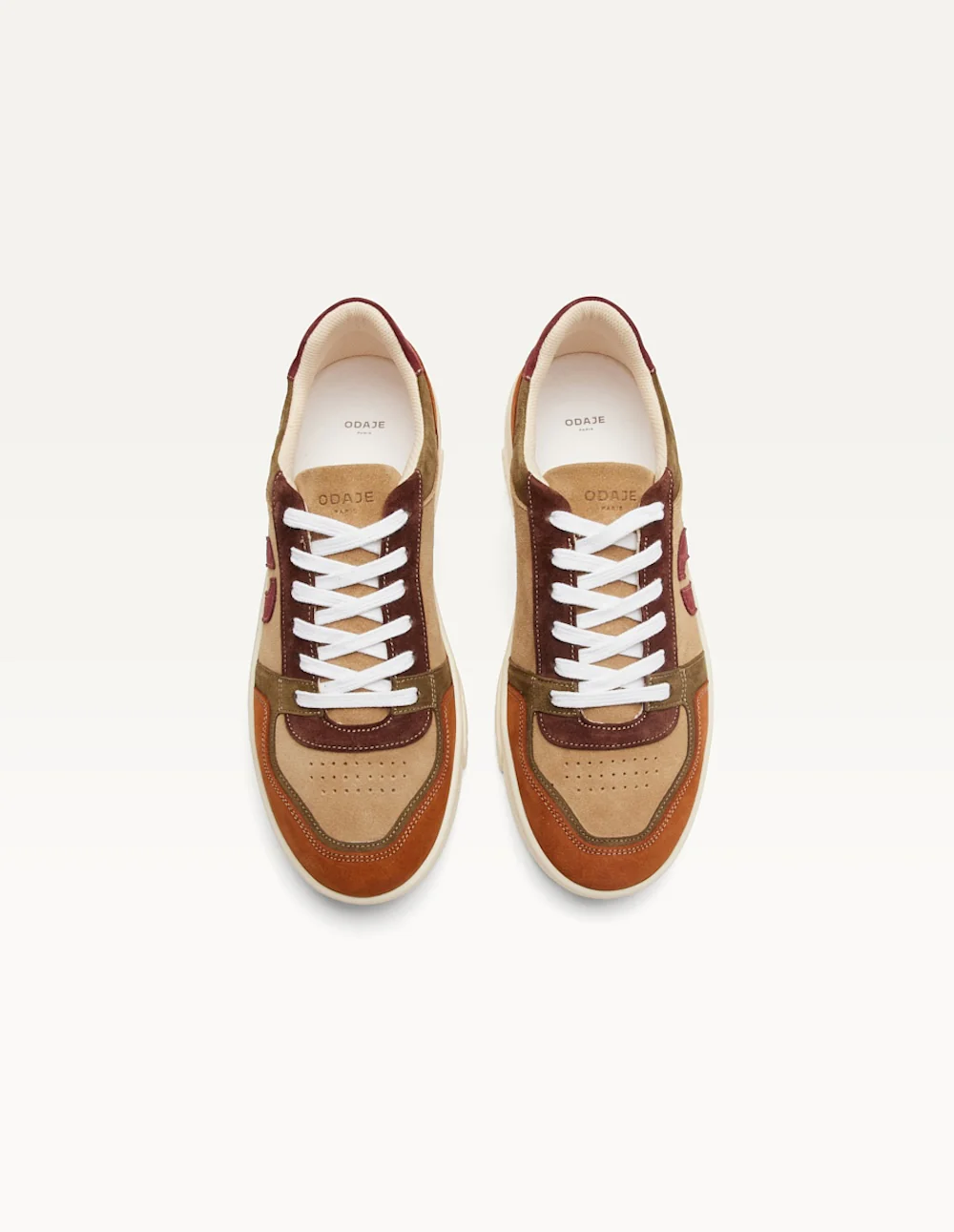 Baskets basses Nino - Ambre kaki beige - Image 5