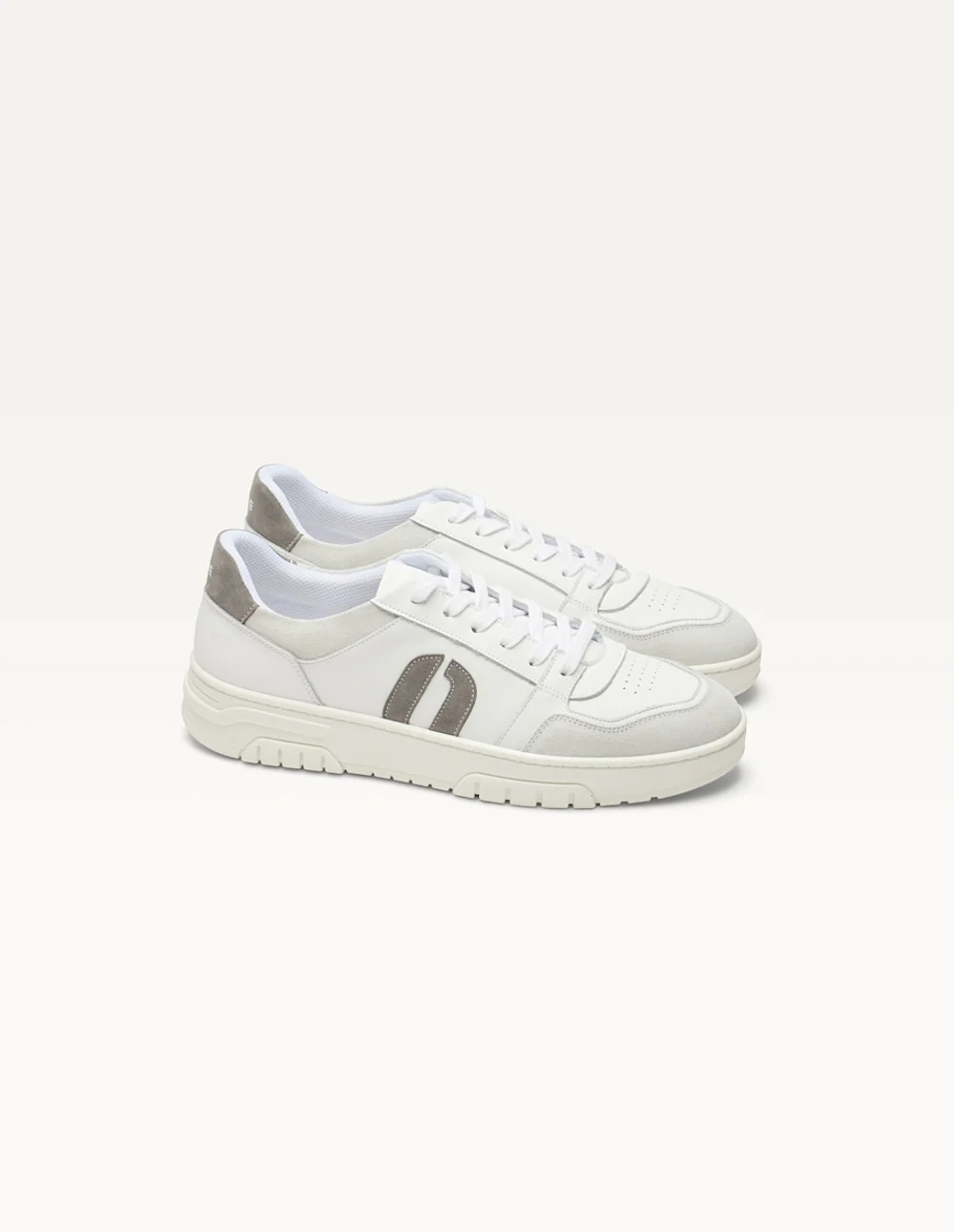 Baskets basses Nino - Blanc gris clair - Image 3