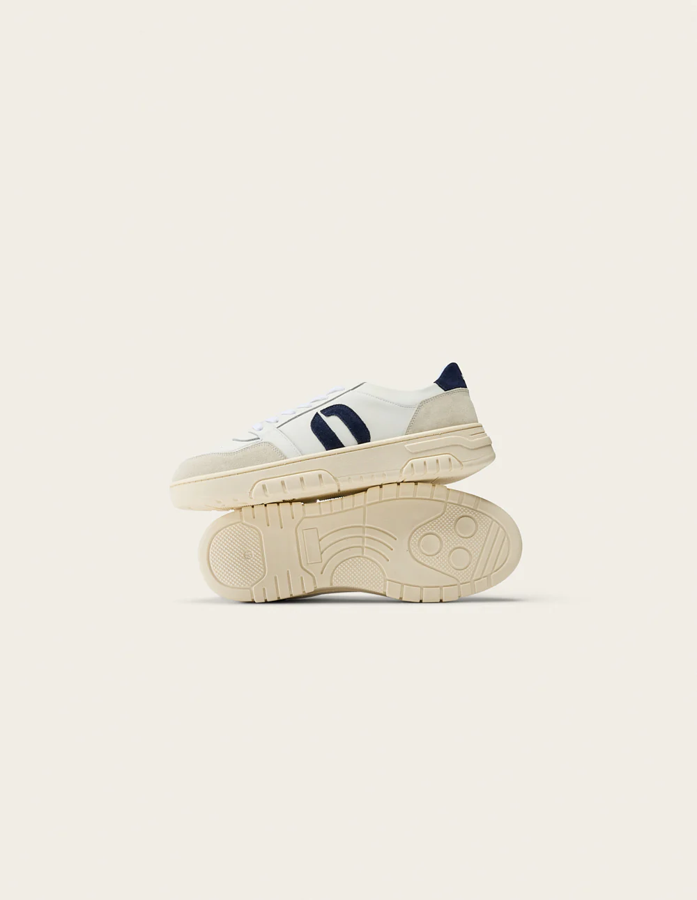 Baskets basses Nino - Blanc marine - Image 4