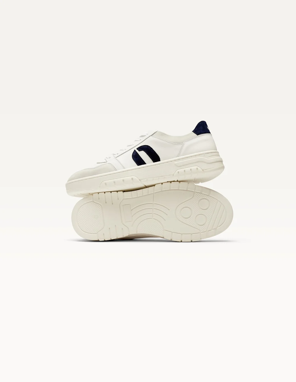 Baskets basses Nino - Blanc marine - Image 3