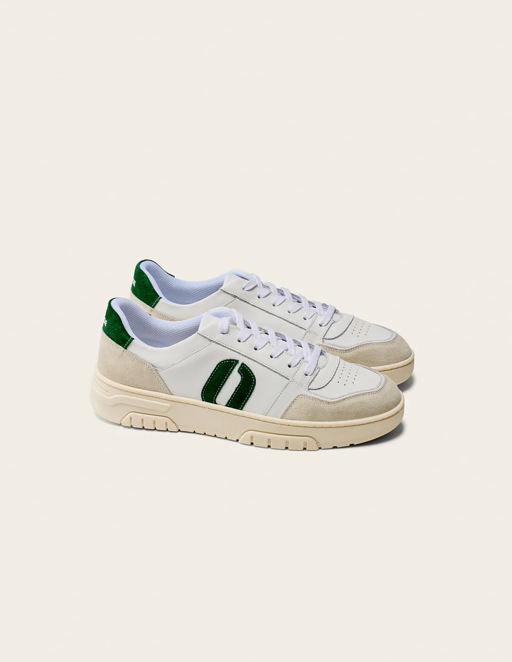 Baskets basses Nino - Blanc vert - Image 2