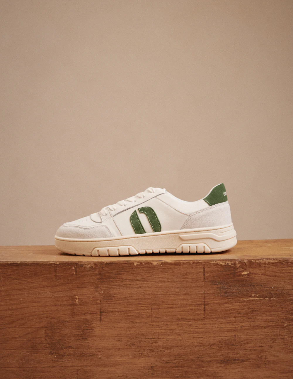Baskets basses Nino - Blanc vert - Image 3