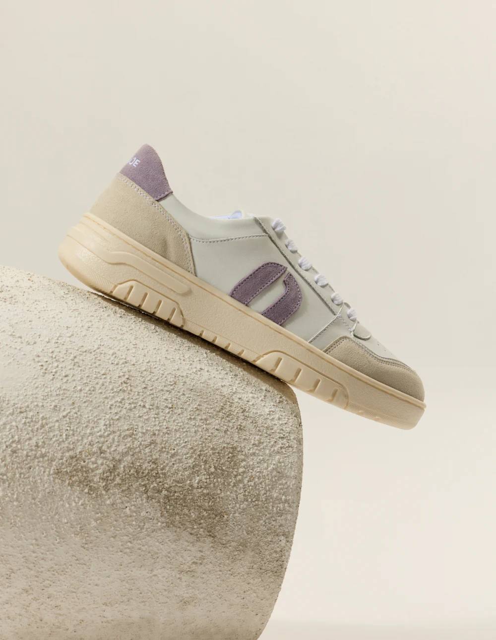 Baskets basses Nora - Blanc lilas - Image 2