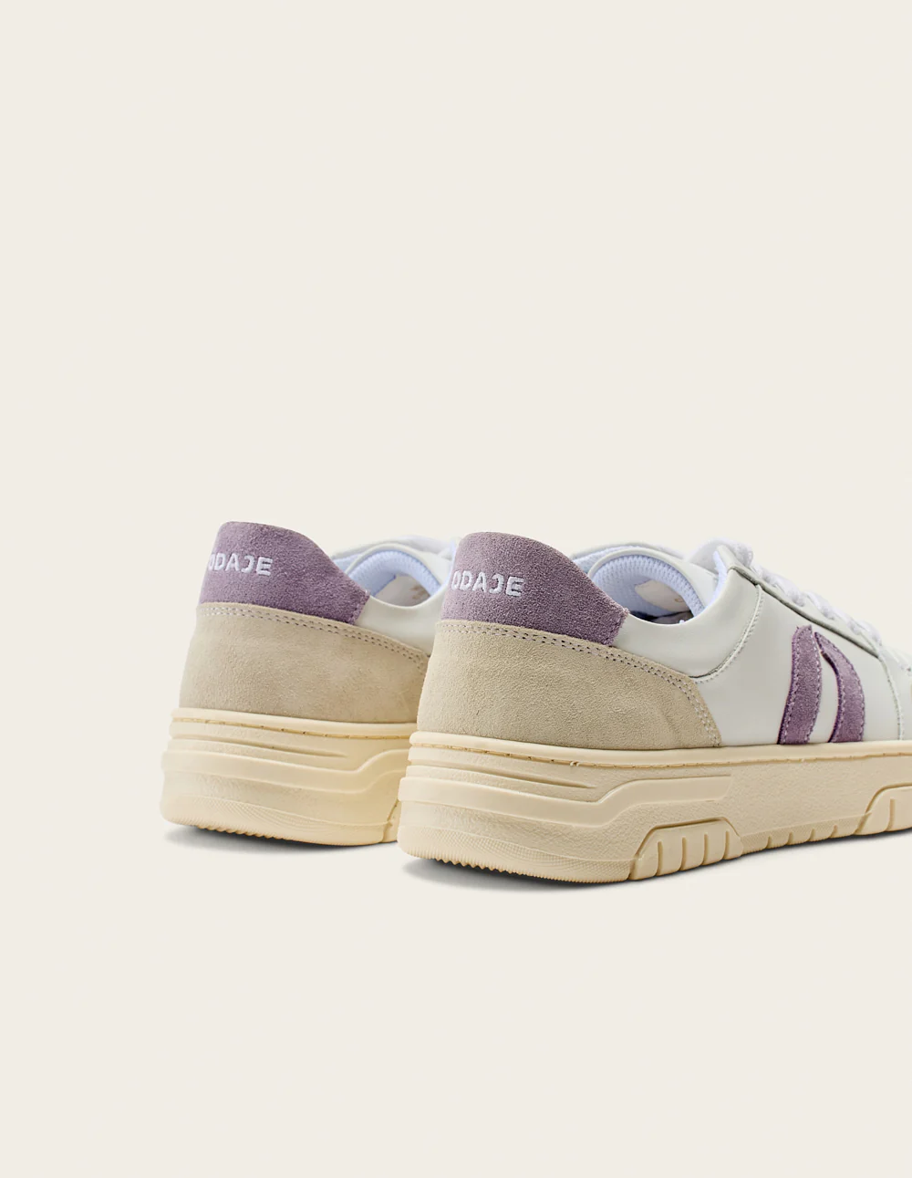 Baskets basses Nora - Blanc lilas - Image 6