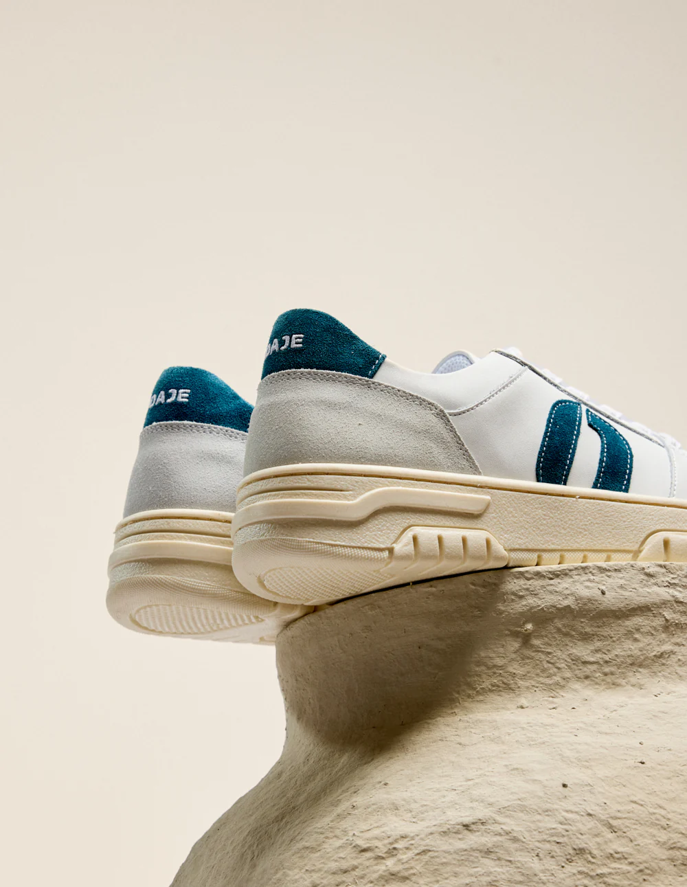 Baskets basses Nora - Gris clair blanc bleu - Image 6