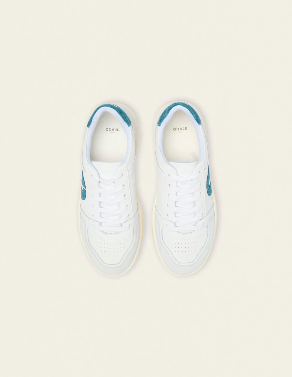 Baskets basses Nora - Gris clair blanc bleu - Image 7
