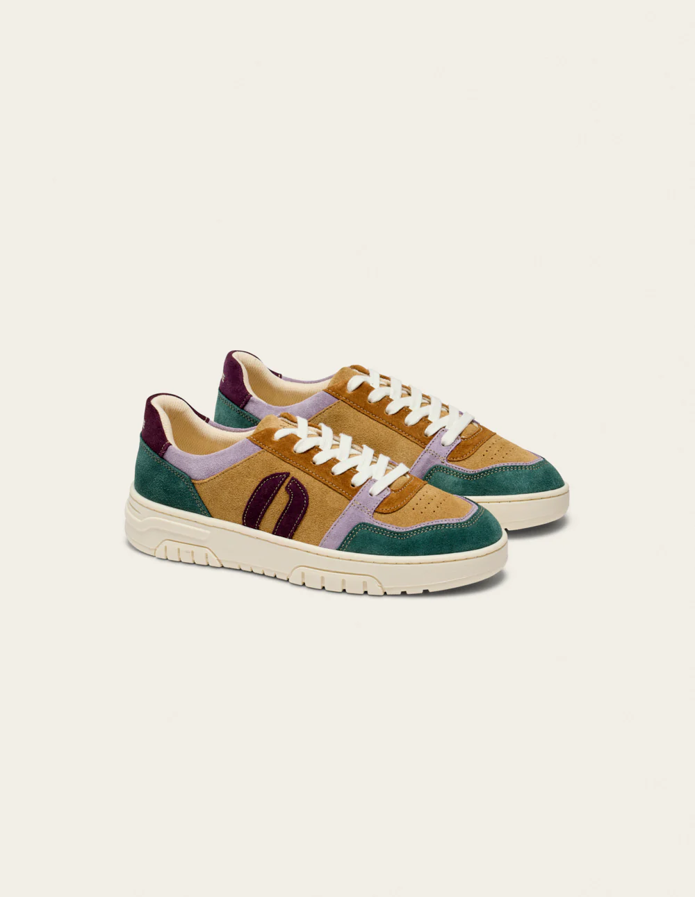 Baskets basses Nora - Vert lilas beige - Image 3