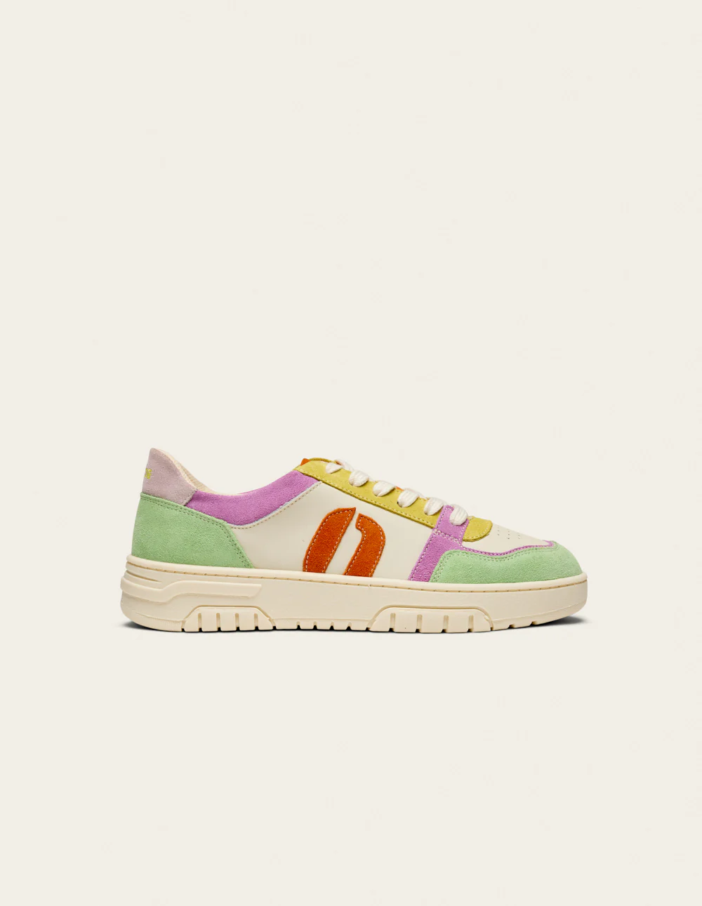 Baskets basses Nora - Vert lilas citron