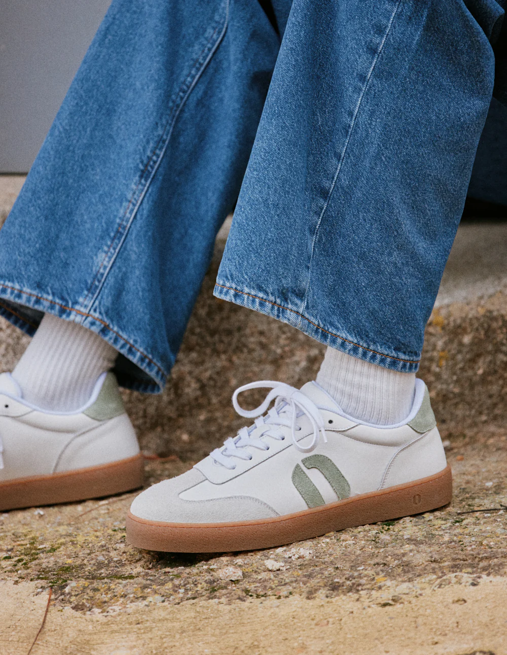 Baskets basses Pablo - Blanc kaki - Image 2