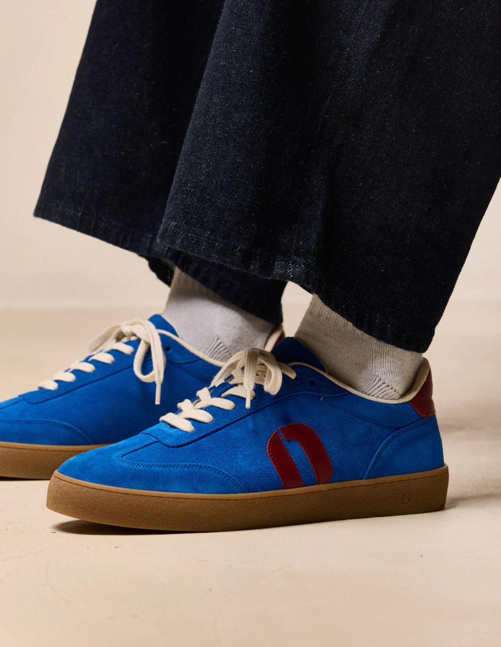 Baskets basses Pablo - Bleu bordeaux - Image 4