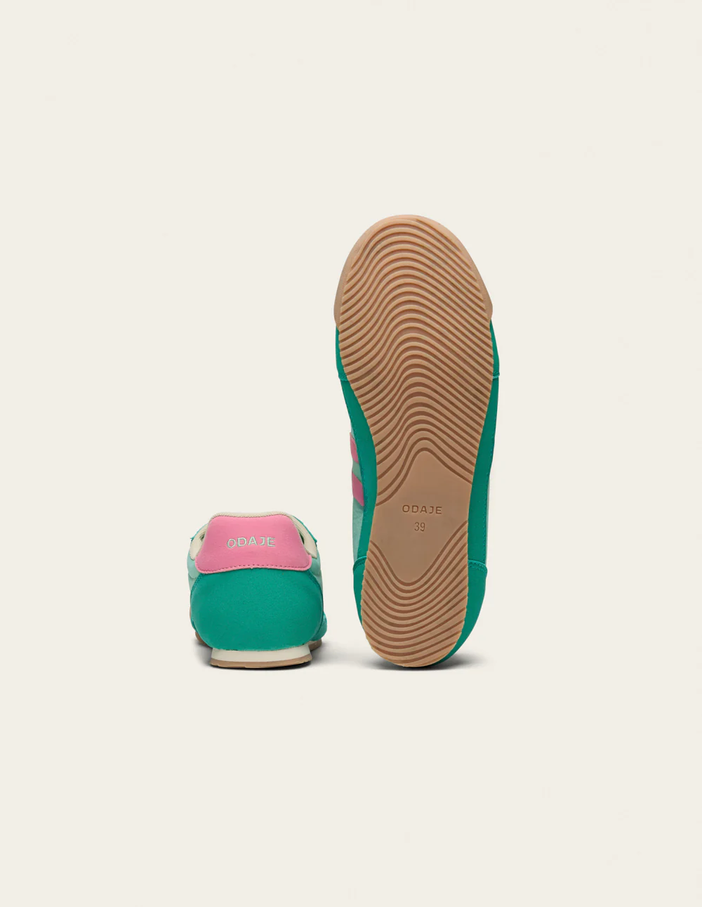 Baskets basses Riya - Vert rose - Image 7