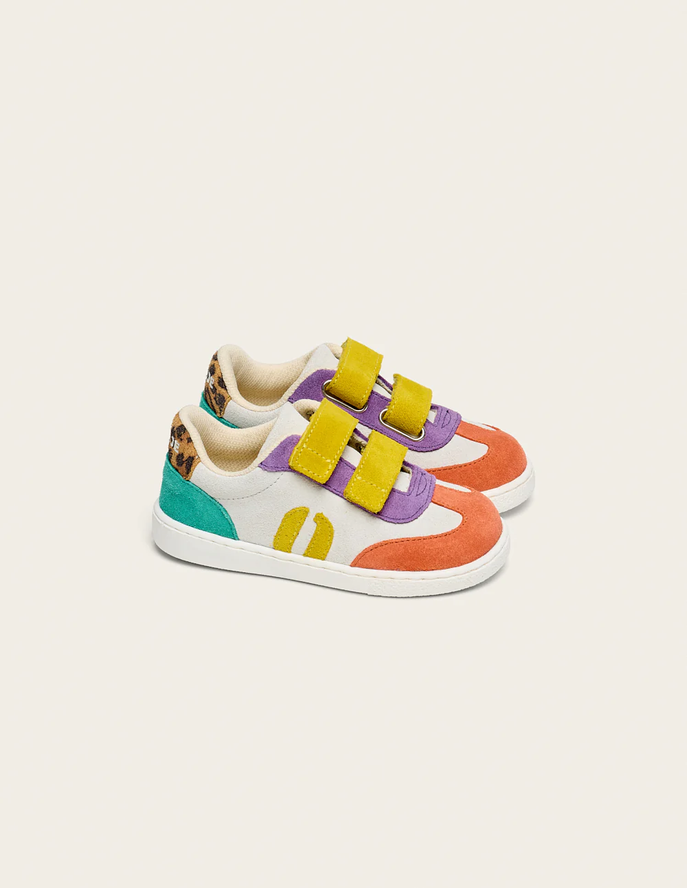 Baskets Enfants Lilo - Corail lilas citron - Image 3