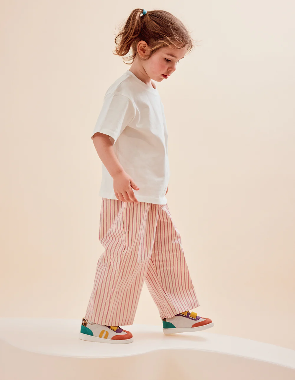 Baskets Enfants Lilo - Corail lilas citron - Image 4