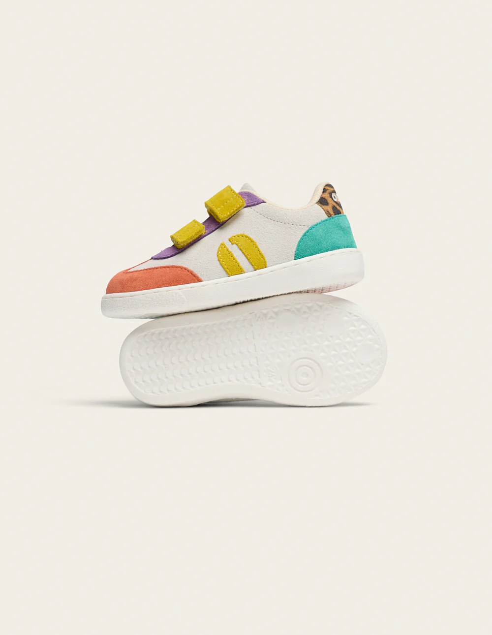 Baskets Enfants Lilo - Corail lilas citron - Image 5