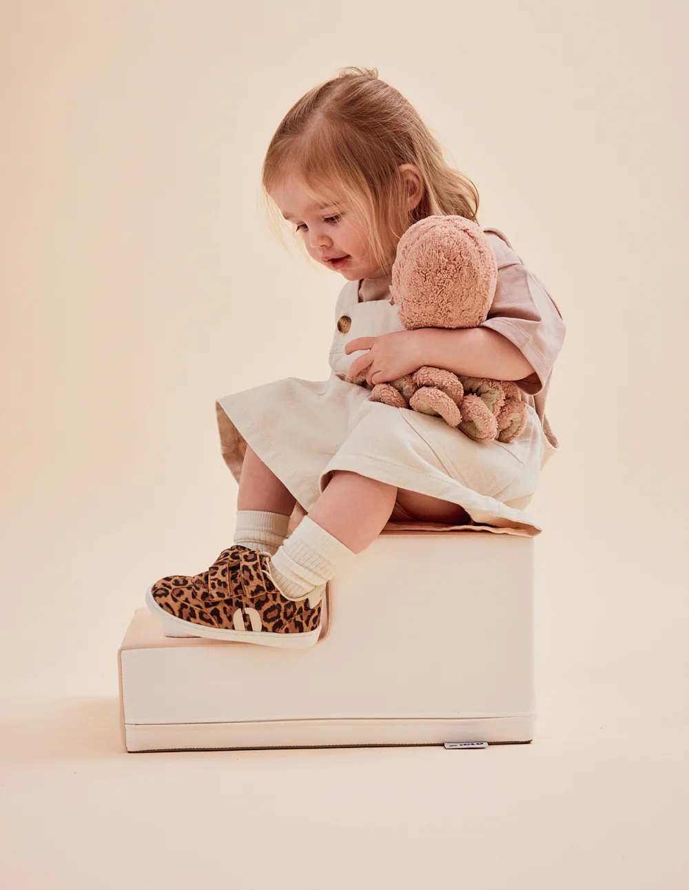 Baskets Enfants Lilo - Léopard écru - Image 7