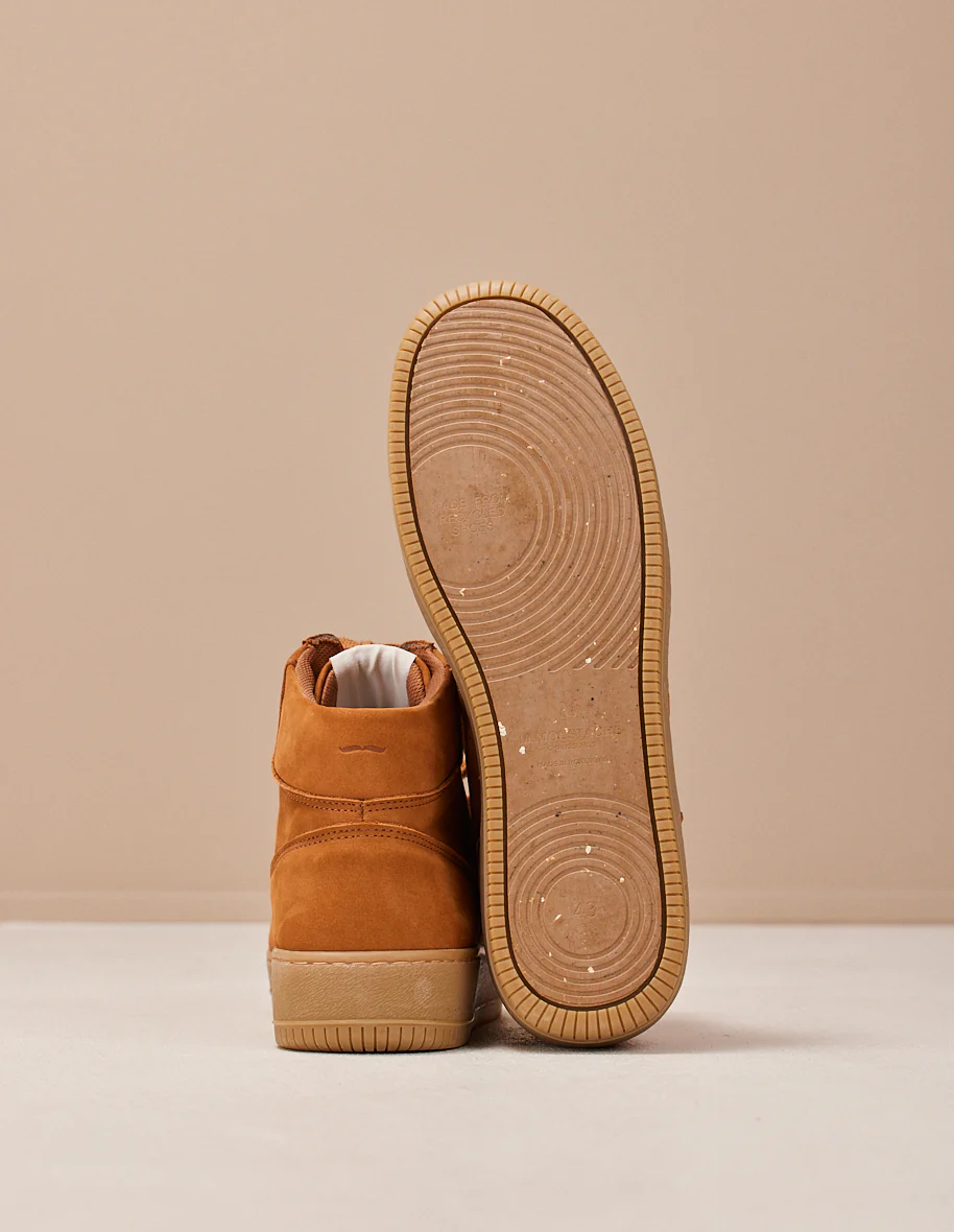 Baskets montantes Arnaud - Nubuck ambre - Image 5