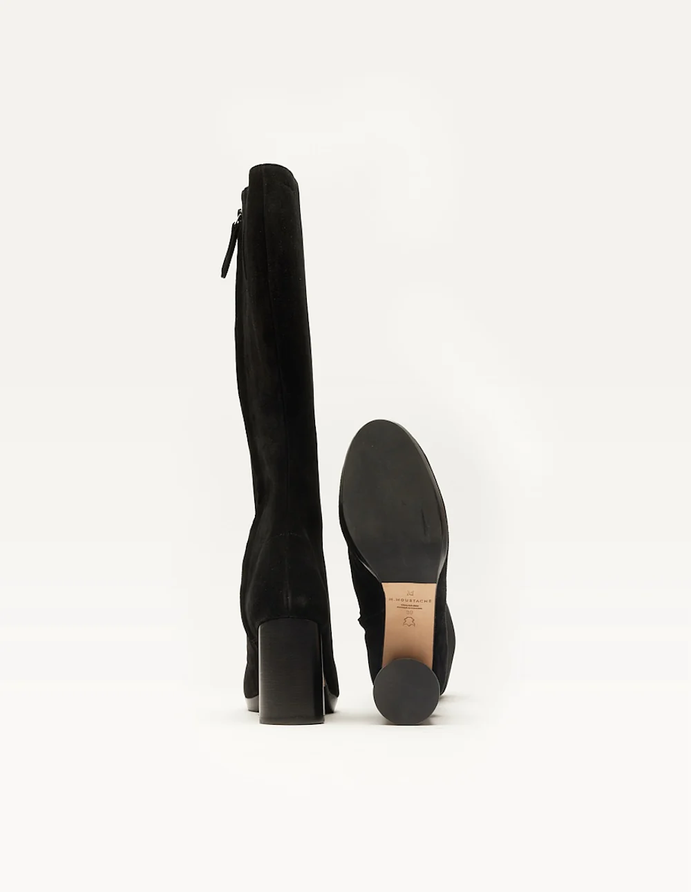 Bottes Adeline - Suède noir - Image 3